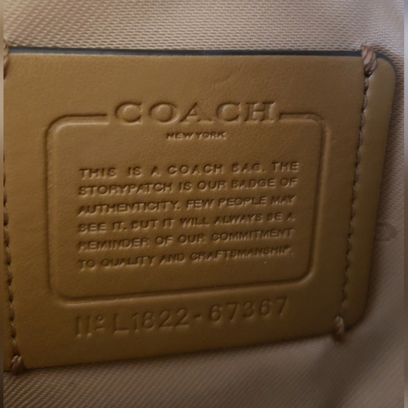 Coach Sutton Shoulder Hand Bag with Legacy Print Blush Pink - Picture 6 of 9